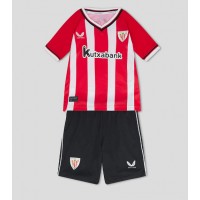 Athletic Bilbao Replika babykläder Hemmaställ Barn 2023-24 Kortärmad (+ korta byxor)